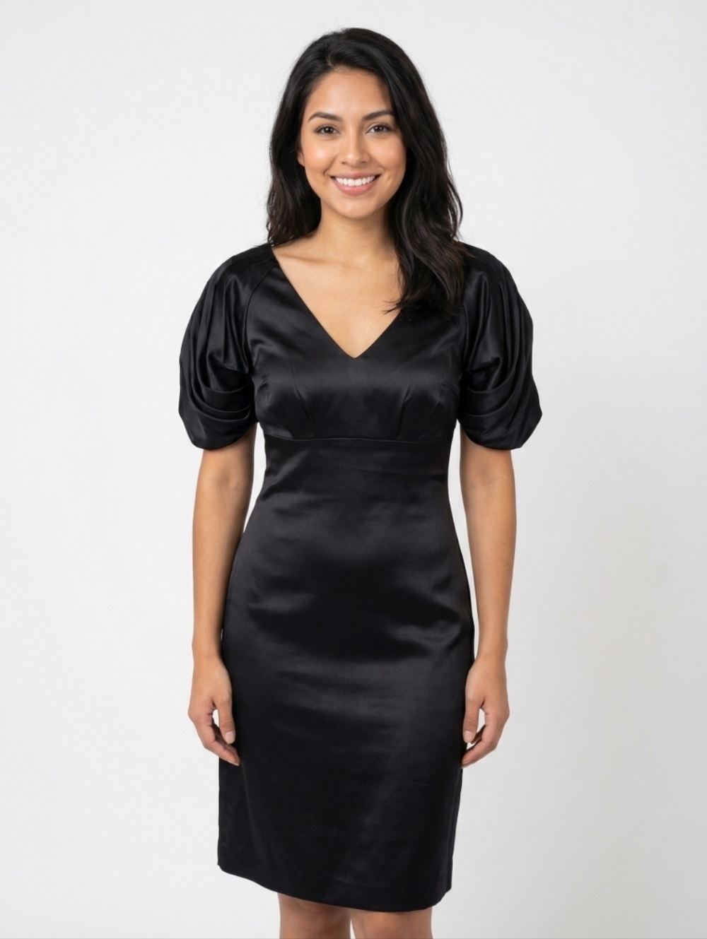 💥NWT💥 ANTONIO MELANI SATIN COCKTAIL DRESS SZ XS 2